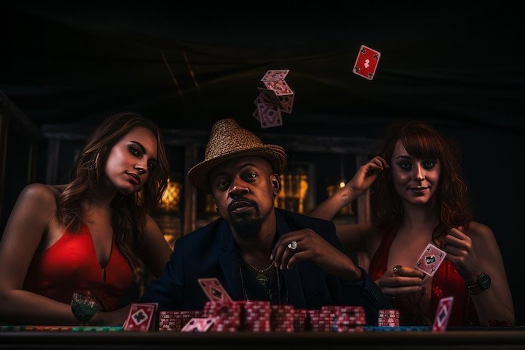 Live blackjack table with dealer and multiple player seats from Asia Gaming studio