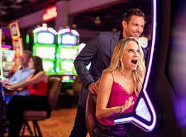 Live blackjack dealer table with multi-camera broadcast